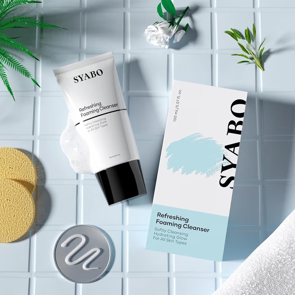 SYABO Refreshing Foaming Cleanser - All Skin Types - Not Expired - Sealed Box